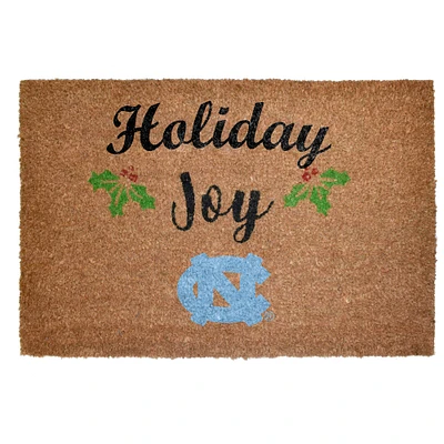 The Memory Company Tapis de porte de vacances 23 po x 35 po North Carolina Tar Heels