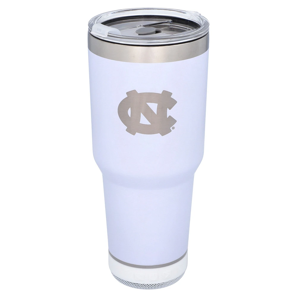 The Memory Company North Carolina Tar Heels 30oz. Stainless Steel LED Bluetooth Tumbler