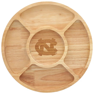 The Memory Company North Carolina Tar Heels Wood Chip & Dip Serving Tray