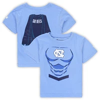 T-shirt Super Hero Champion Carolina Blue North Carolina Tar Heels pour tout-petits