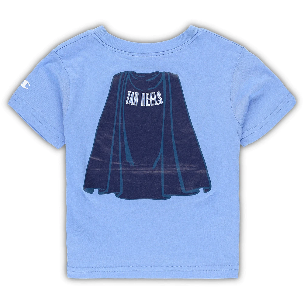 Toddler Champion Carolina Blue North Carolina Tar Heels Super Hero T-Shirt