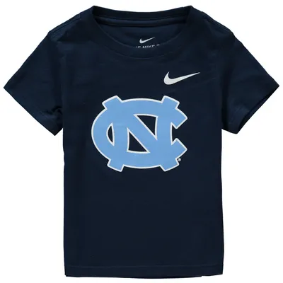 T-shirt Nike bleu marine avec logo Tar Heels de Caroline du Nord pour tout-petit