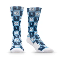 Unisex Strideline North Carolina Tar Heels Premium 70's Bedding Crew Socks