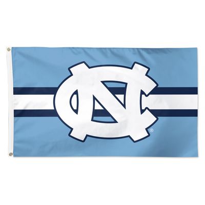 WinCraft North Carolina Tar Heels 3' x 5' Horizontal Stripe Deluxe Single-Sided Flag