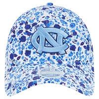 Women's New Era  White North Carolina Tar Heels Blooming 9TWENTY Adjustable Hat