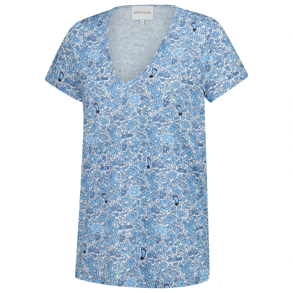 Women's Smith & Quinn Carolina North Tar Heels Blake V-Neck T-Shirt