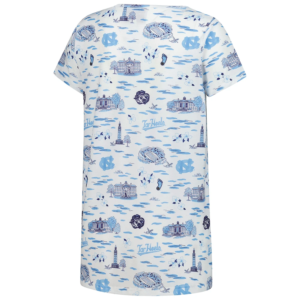 Women's Smith & Quinn White North Carolina Tar Heels Blake V-Neck T-Shirt