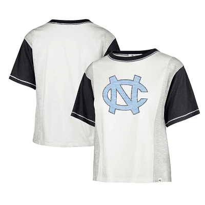 T-shirt '47 North Carolina Tar Heels Vault Premier Tilda blanc pour femme