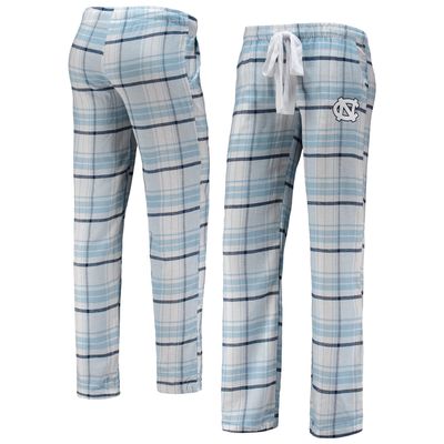 Women's Concepts Sport Carolina Blue/Navy North Tar Heels Accolade Flannel Pants