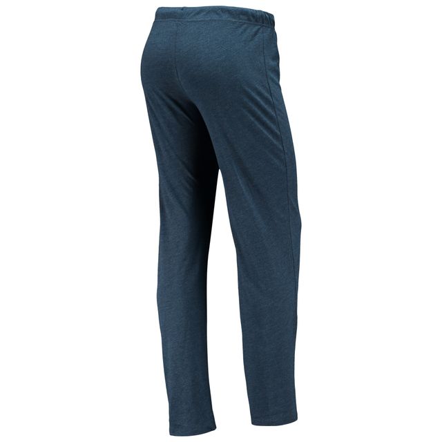 Ensemble de nuit Concepts Sport pour femmes, bleu marine/bleu Caroline, débardeur et pantalon à talons Tar Heels Caroline du Nord