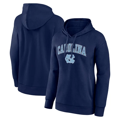 Sweat à capuche pour femme Fanatics Navy North Carolina Tar Heels Campus
