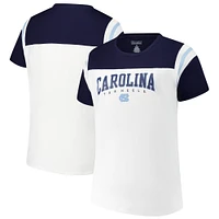 T-shirt Fanatics blanc pour femmes, grande taille, North Carolina Tar Heels Winning Gear