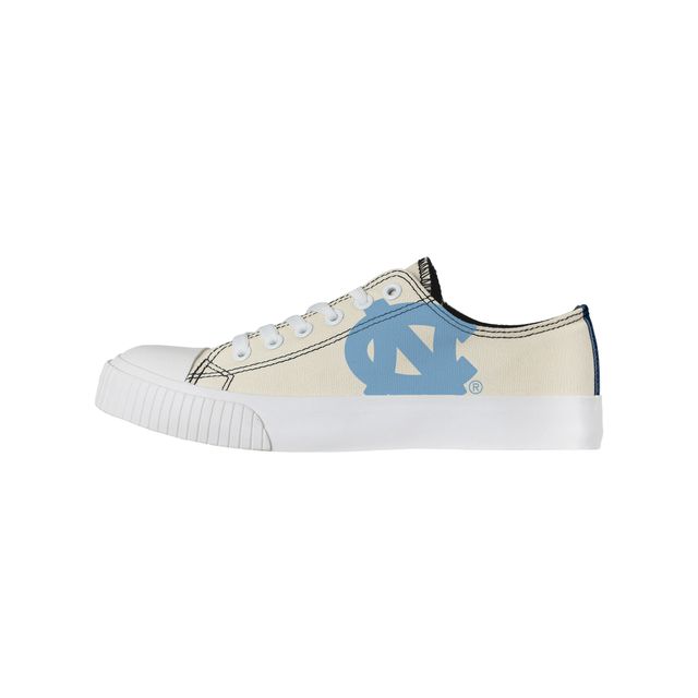 Chaussures basses en toile FOCO crème North Carolina Tar Heels pour femmes