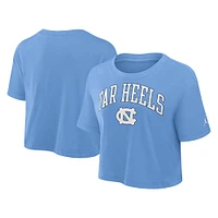 T-shirt court Jordan Brand Carolina Blue pour femme, Athletic Prep Arch Performance, North Tar Heels