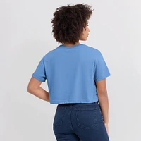T-shirt court Jordan Brand Carolina Blue pour femme, Athletic Prep Arch Performance, North Tar Heels