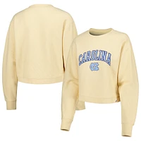 Sweat-shirt classique Campus Corded Timber pour femmes, crème, North Carolina Tar Heels