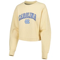 Sweat-shirt classique Campus Corded Timber pour femmes, crème, North Carolina Tar Heels