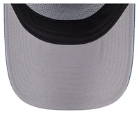 Casquette ajustable New Era en denim pour femme, modèle A-Frame 9FORTY, des Tar Heels de Caroline du Nord