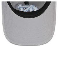 Casquette ajustable 9TWENTY avec logo des Tar Heels de Caroline du Nord New Era grise pour femme