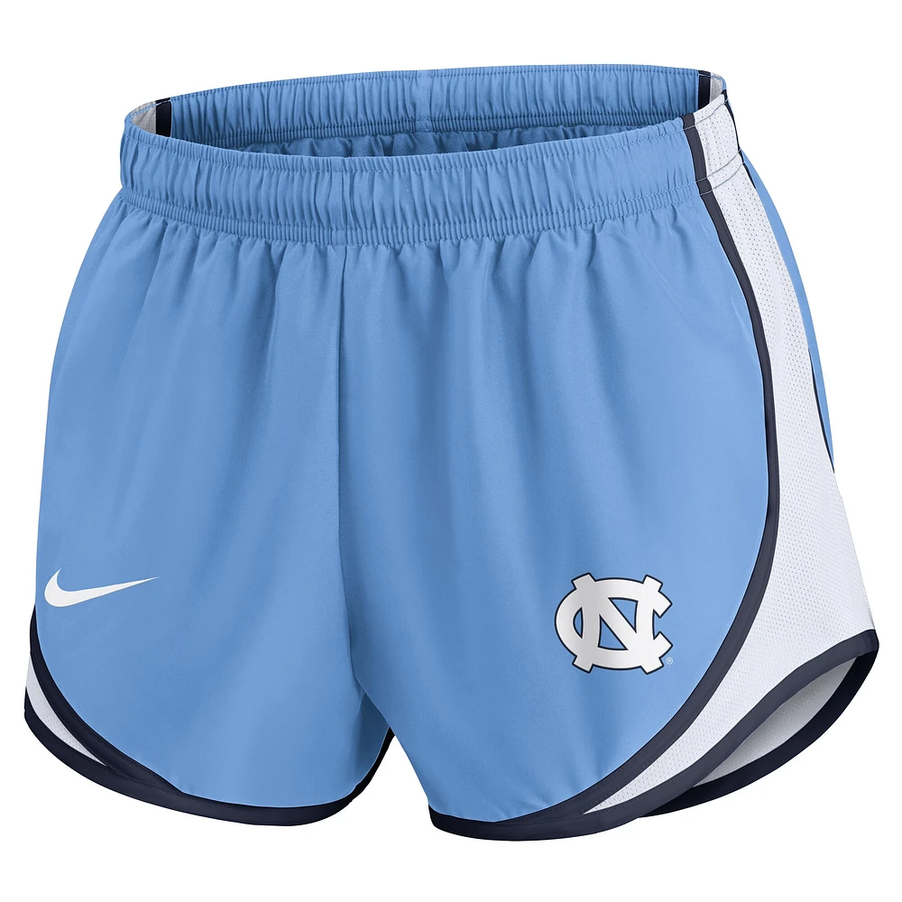 Women's Nike Carolina Blue North Tar Heels Spring Break Tempo Performance Shorts