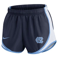 Women's Nike Navy North Carolina Tar Heels Spring Break Tempo Performance Shorts