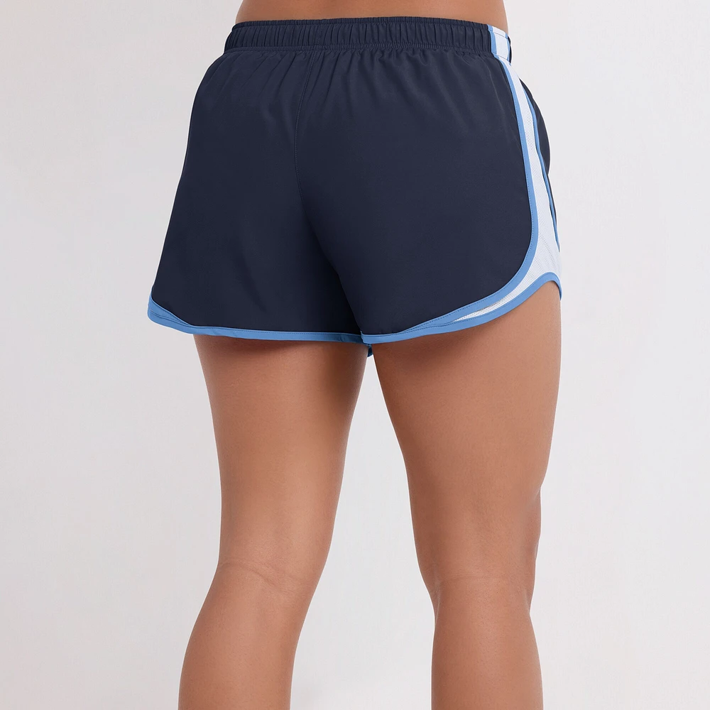 Women's Nike Navy North Carolina Tar Heels Spring Break Tempo Performance Shorts