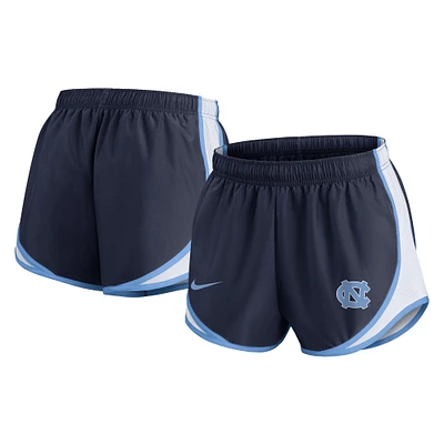 Women's Nike Navy North Carolina Tar Heels Spring Break Tempo Performance Shorts