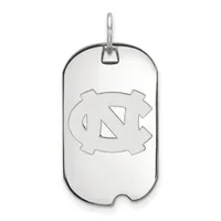 North Carolina Tar Heels Women's Sterling Silver Small Dog Tag