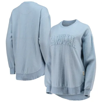 North Carolina Tar Heels Pressbox Women's Ponchoville Pullover Sweatshirt - Blue