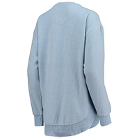 Women's Pressbox Carolina Blue North Tar Heels Ponchoville Pullover Sweatshirt