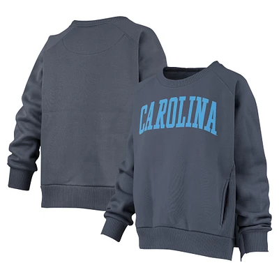 Sweat-shirt à poches raglan pour femme Pressbox Denim North Carolina Tar Heels