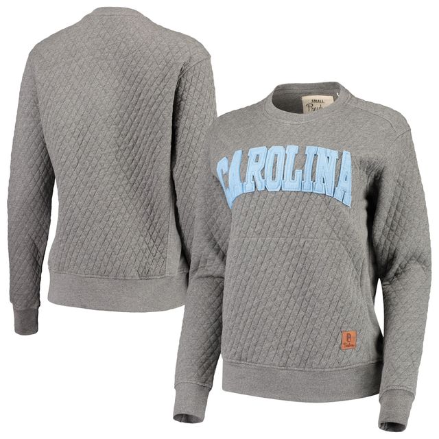 Sweat-shirt matelassé à enfiler pour femme Pressbox Heather Charcoal North Carolina Tar Heels Moose