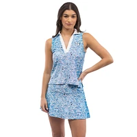 Women's Smith & Quinn  Carolina Blue/White North Tar Heels Tailgate Reese Skort