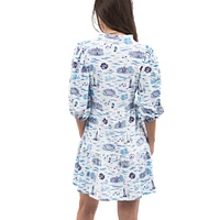 Robe à talons hauts Smith & Quinn Carolina bleu/blanc pour femme de la marque North Tar Heels Tailgate Tory