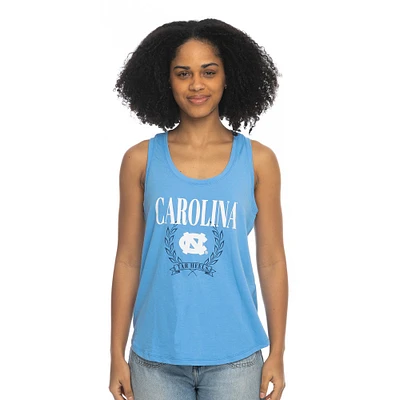 Women's ZooZatz Carolina Blue North Tar Heels Everyday Tri-Blend Tank Top