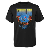 T-shirt noir pour jeunes Tar Heels de Caroline du Nord The Legend