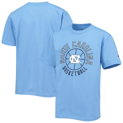 Youth Champion Carolina Blue North Tar Heels Basketball T-Shirt