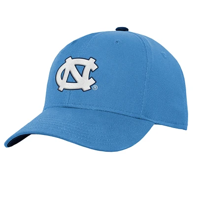 Casquette réglable avec logo Carolina Tar Heels de Caroline du Nord bleu fanatiques pour jeunes