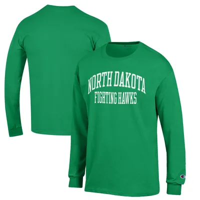 North Dakota Champion Jersey Long Sleeve T-Shirt - Green