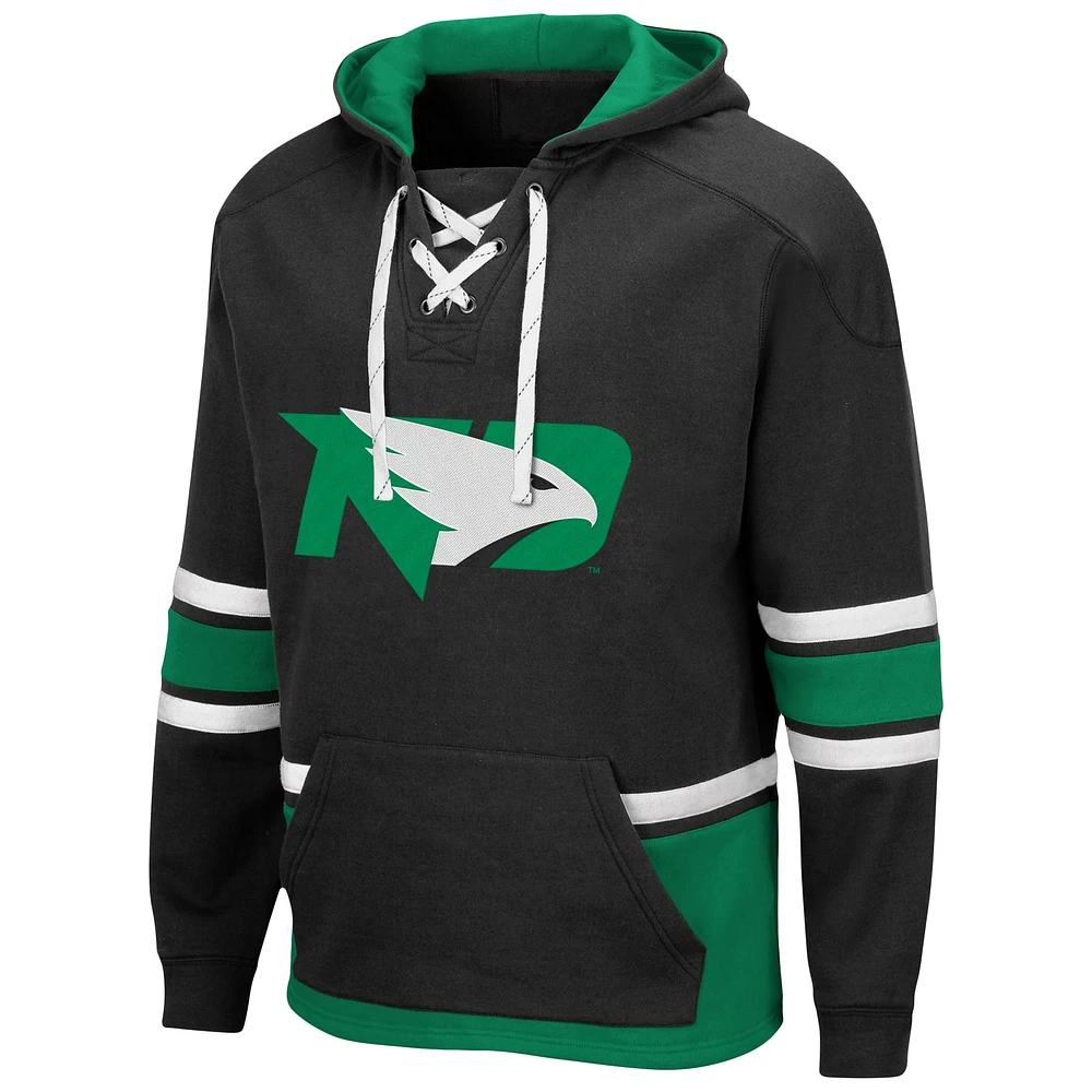 Men's Colosseum North Dakota Lace Up 3.0 Pullover Hoodie