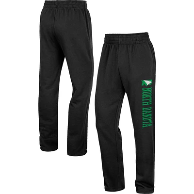 Men's Colosseum Black North Dakota Wordmark Pants