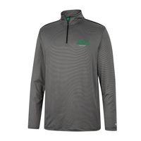 Men's Colosseum Charcoal North Dakota Logo Quarter-Zip Windshirt