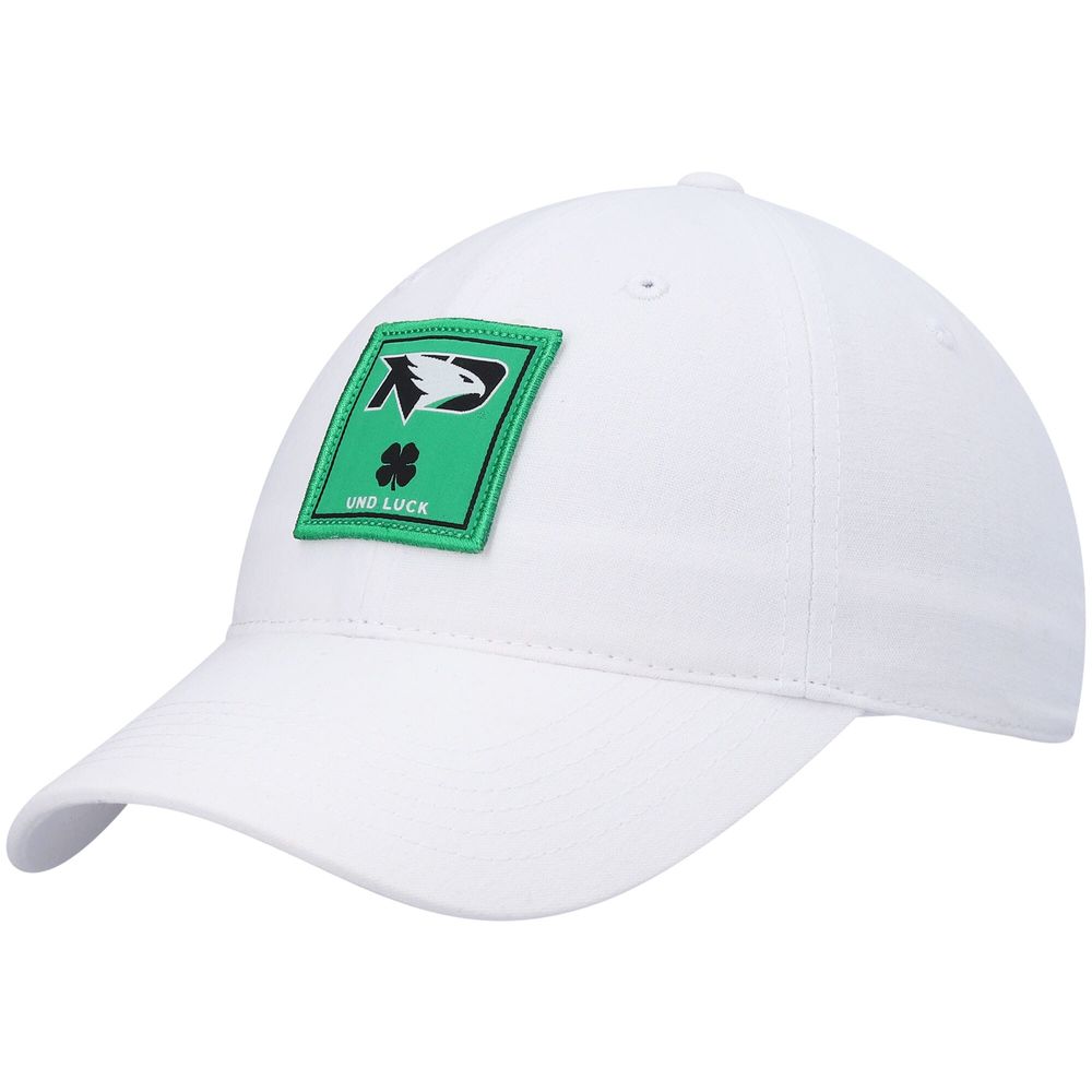 Men's White North Dakota Dream Adjustable Hat