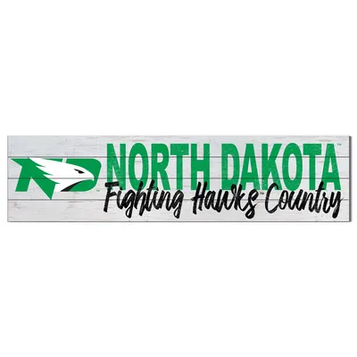 North Dakota 10'' x 40'' Logo Sign
