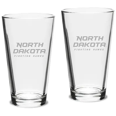 North Dakota 16oz. 2-Piece Classic Pub Glass Set