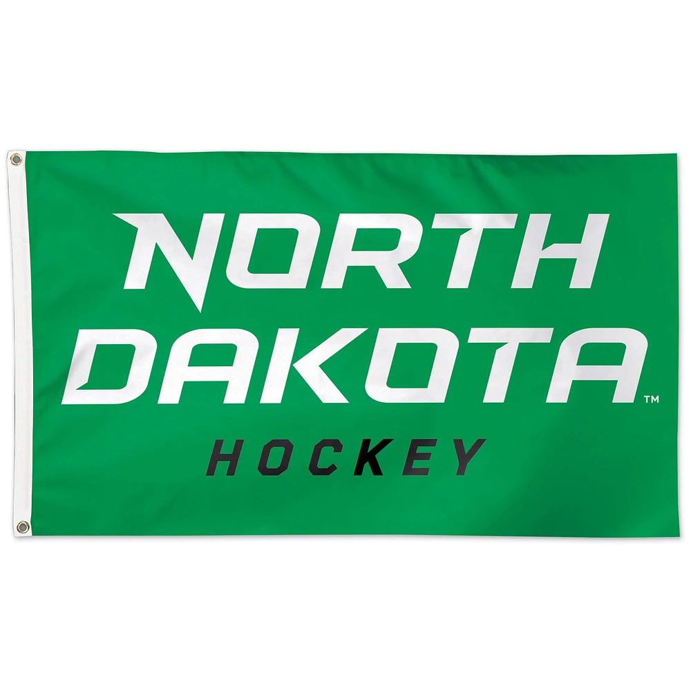 WinCraft North Dakota 3' x 5' Hockey One-Sided Flag