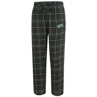 North Texas Mean Green Concepts Sport Ultimate Flannel Pants - Green/Black