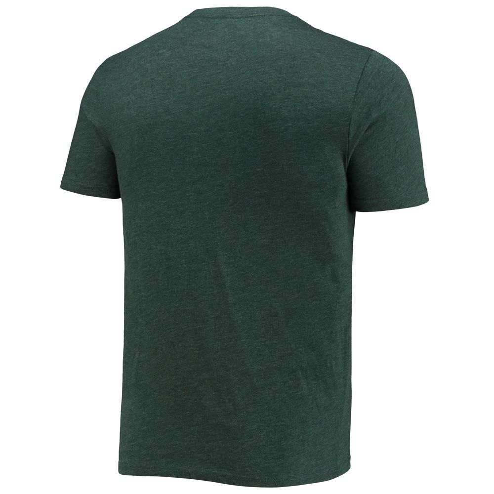 Men's Concepts Sport Heathered Charcoal/Kelly Green North Texas Mean Meter T-Shirt & Pants Sleep Set