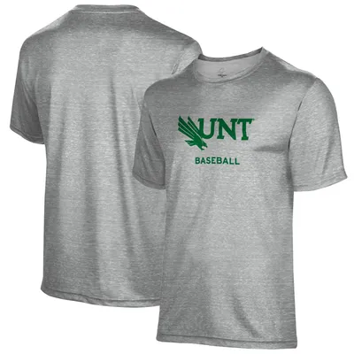 North Texas Mean Green Baseball Name Drop T-Shirt - Gray
