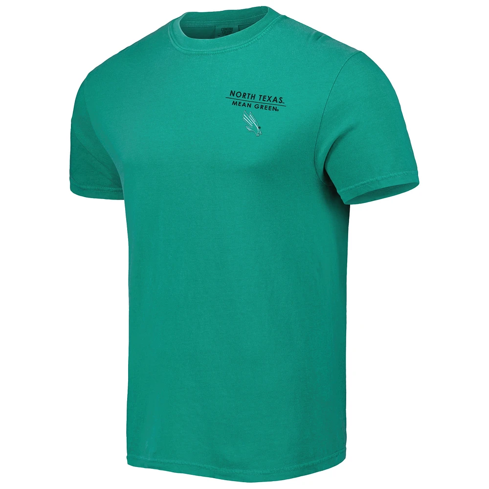 T-shirt vert North Texas Mean Green Landscape Shield pour homme